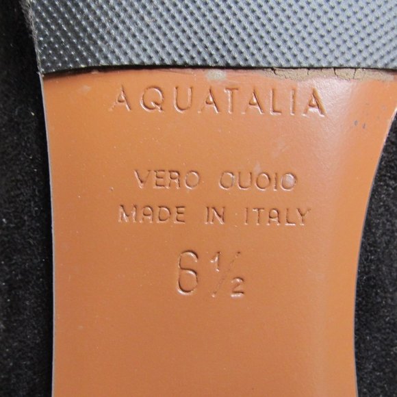 Like New Aquatalia Italian Made Suede/Leather Ankle Boots - Picture 7 of 8